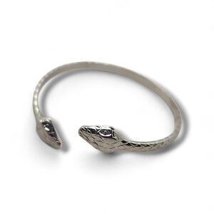 Silver Snake Reptile Bracelet